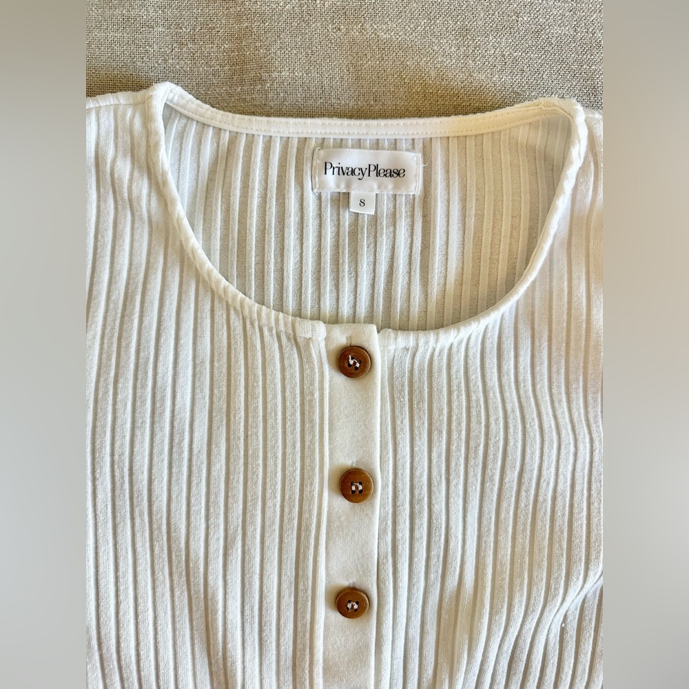 Revolve Privacy Please Onesie W Button Detail - image 2